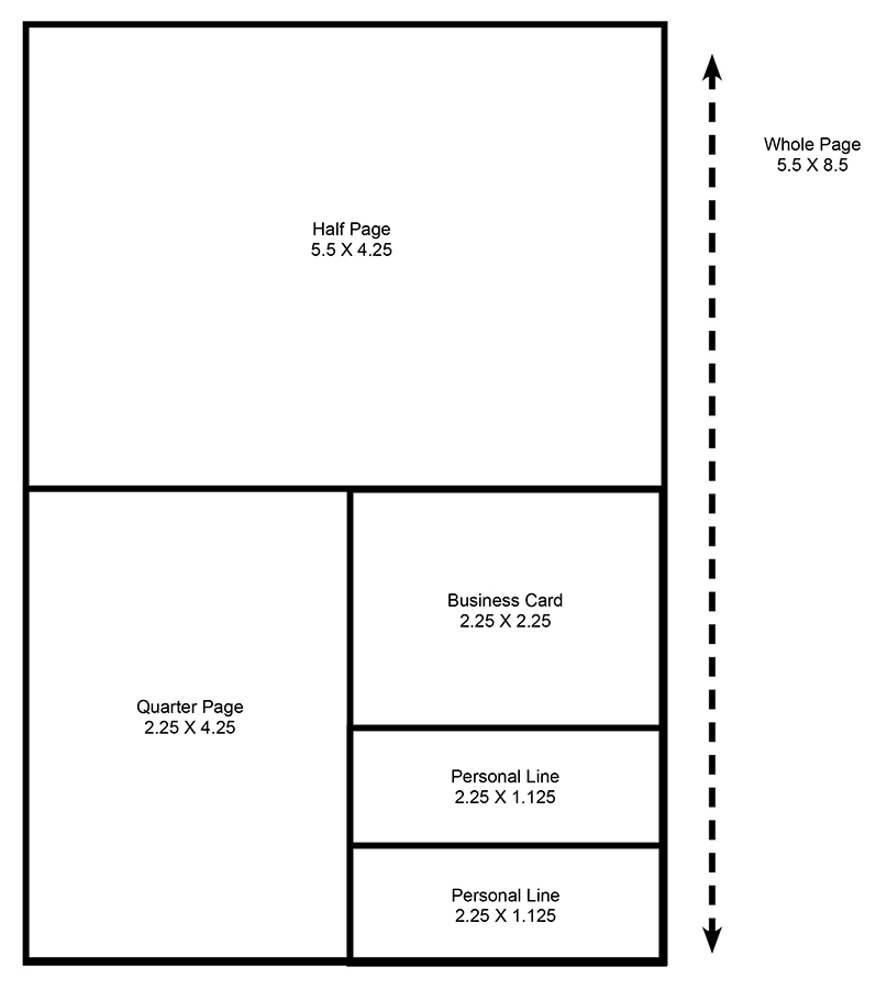 Ad Book Dimensions